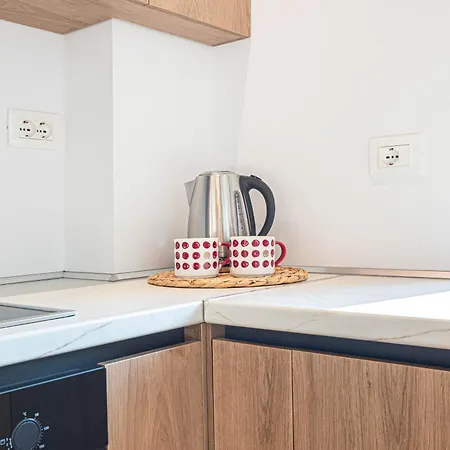 Santorini Dream 3 W Parking, Kitchen And Sunset View - Drymades * Dhërmi